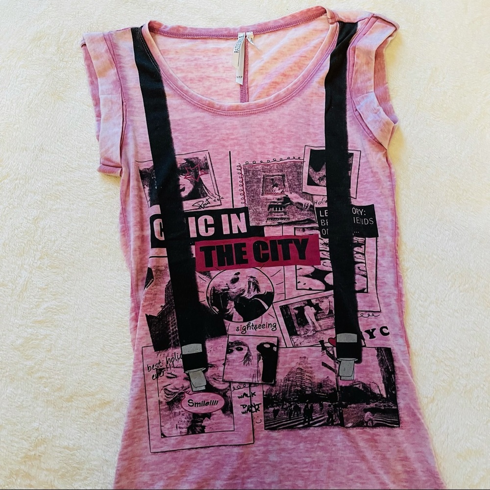 Pink Rocker Sleeveless Top - Picture 5 of 8
